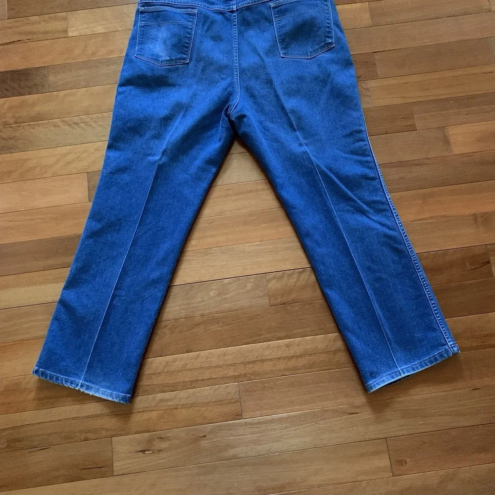 Wrangler Vintage 85498LD? Jeans Mens 42x29 Blue Denim Made In USA? - Picture 8 of 8